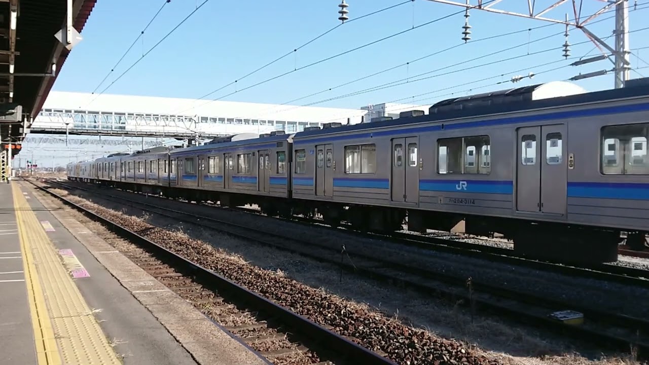 仙石線205系M14AT入場(廃車) 最後の小牛田発車