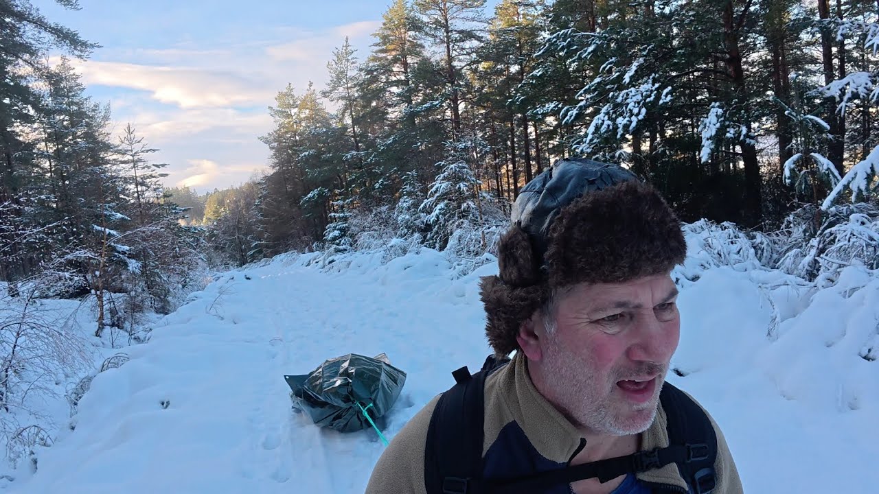 A freezing night in the Scottish Highlands testing a sleeping bag !