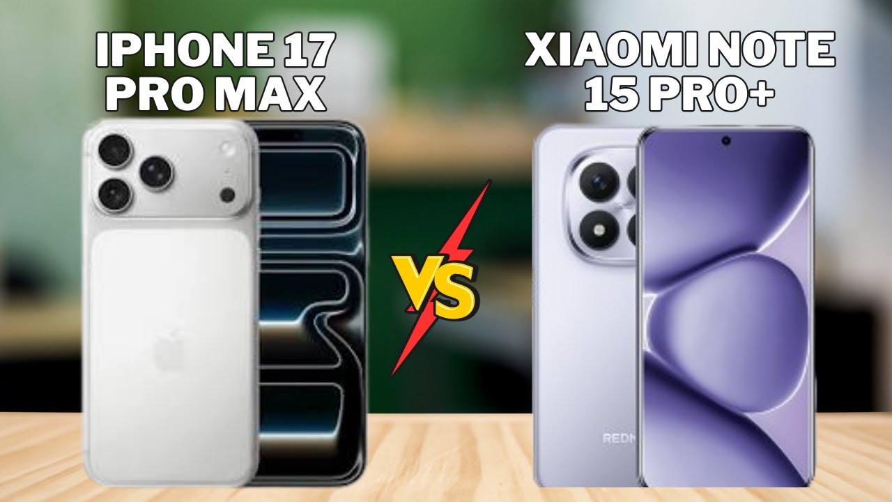 Apple iPhone 17 Pro Max vs Xiaomi Redmi Note 15 Pro+ — Full Comparison!