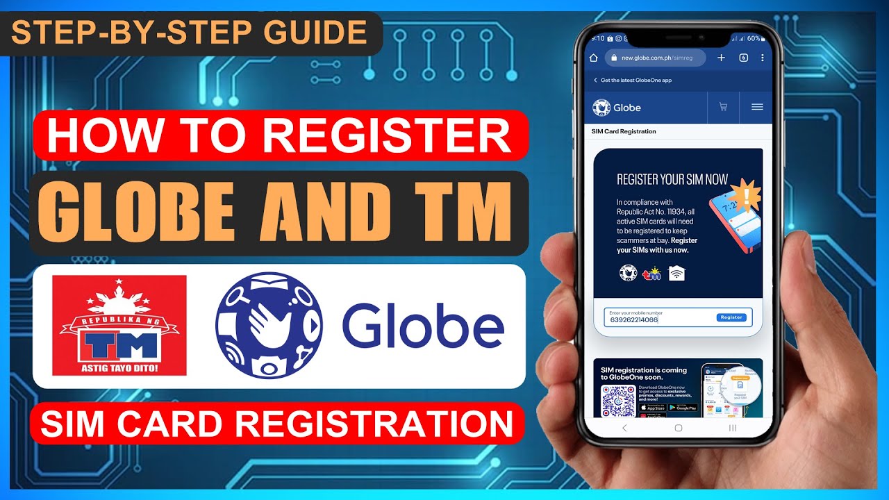 HOW TO REGISTER GLOBE/TM SIM CARD | STEP-BY-STEP GUIDE