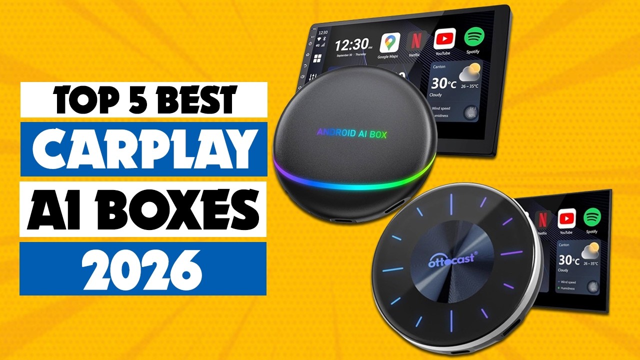 Top 5 Best Carplay AI Boxes 2026 | AI Box Carplay and Android Auto.