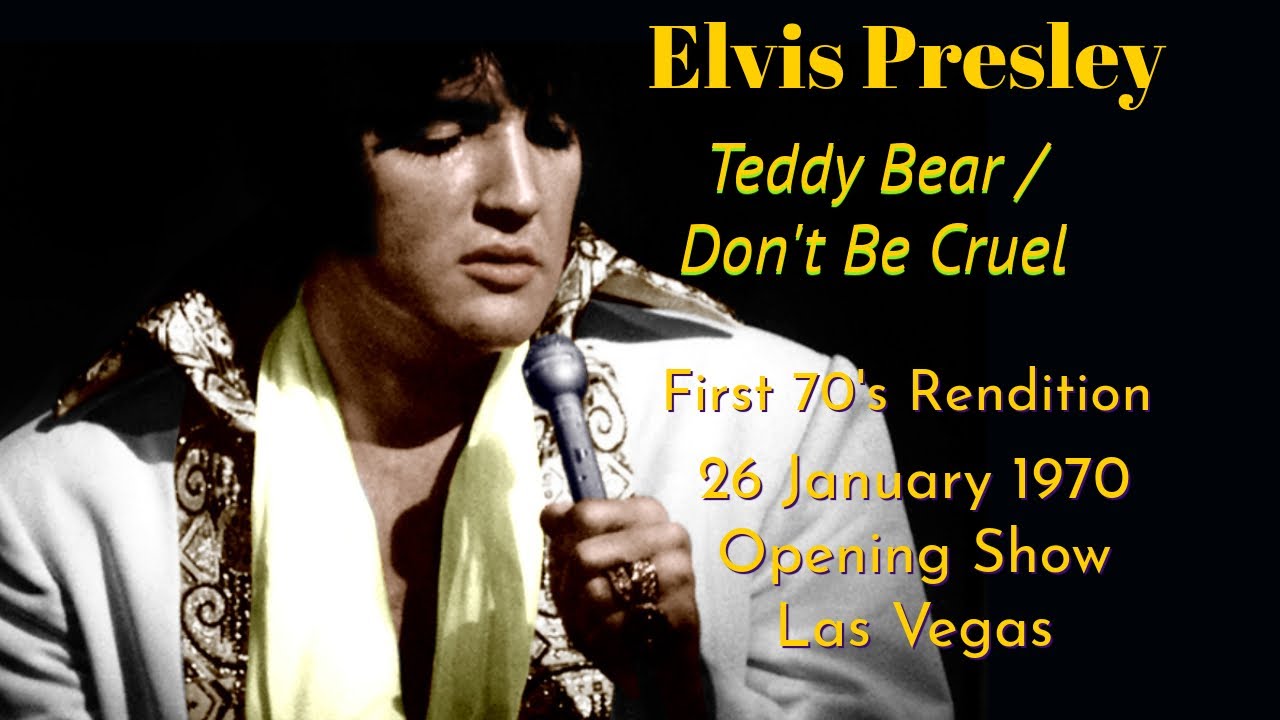 Elvis Presley - Teddy Bear/Don't Be Cruel - 26 January 1970, OS (First Live 70's Performance)