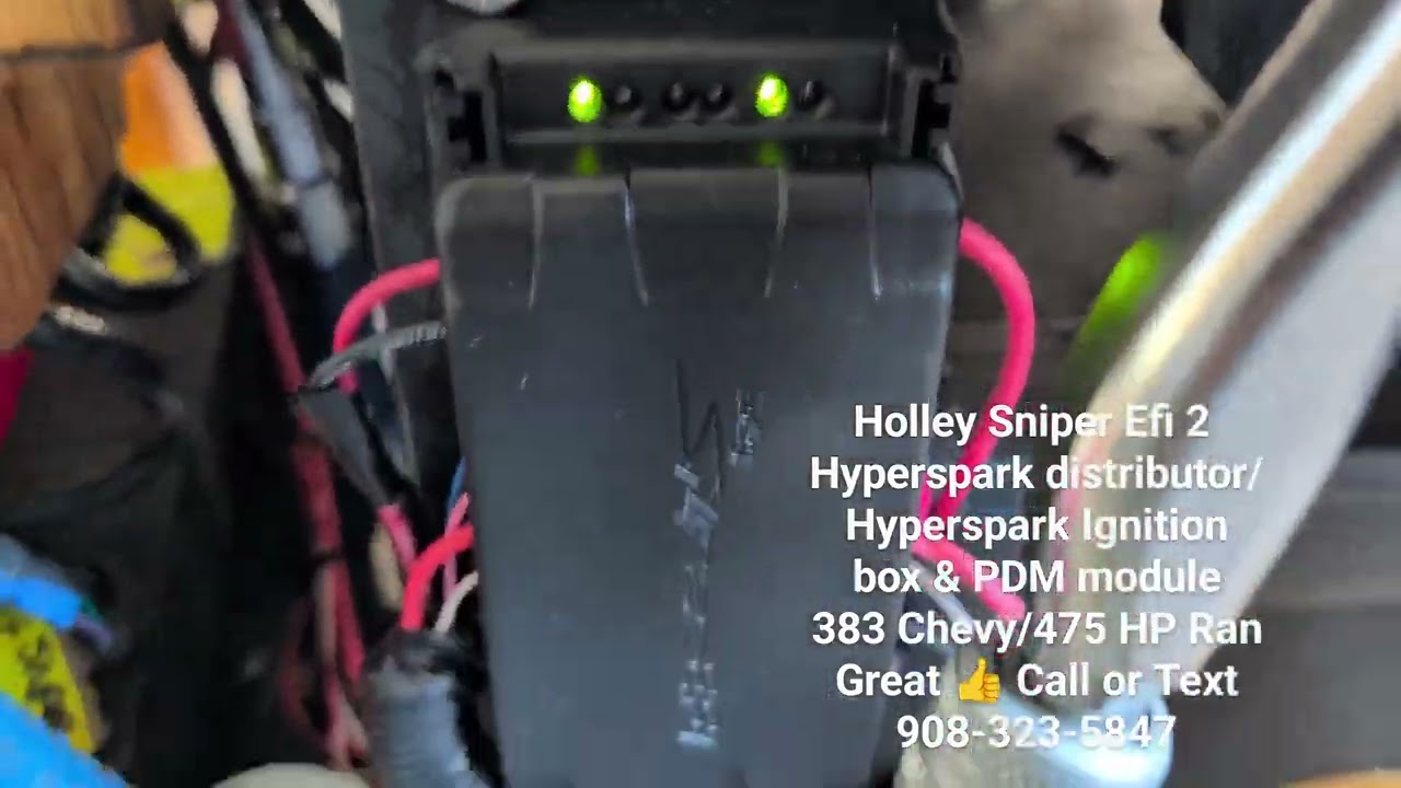 Holley Sniper Efi 2 Hyper spark Ignition & PDM module Timing controlled by Sniper Efi 2 Ran Great 👍