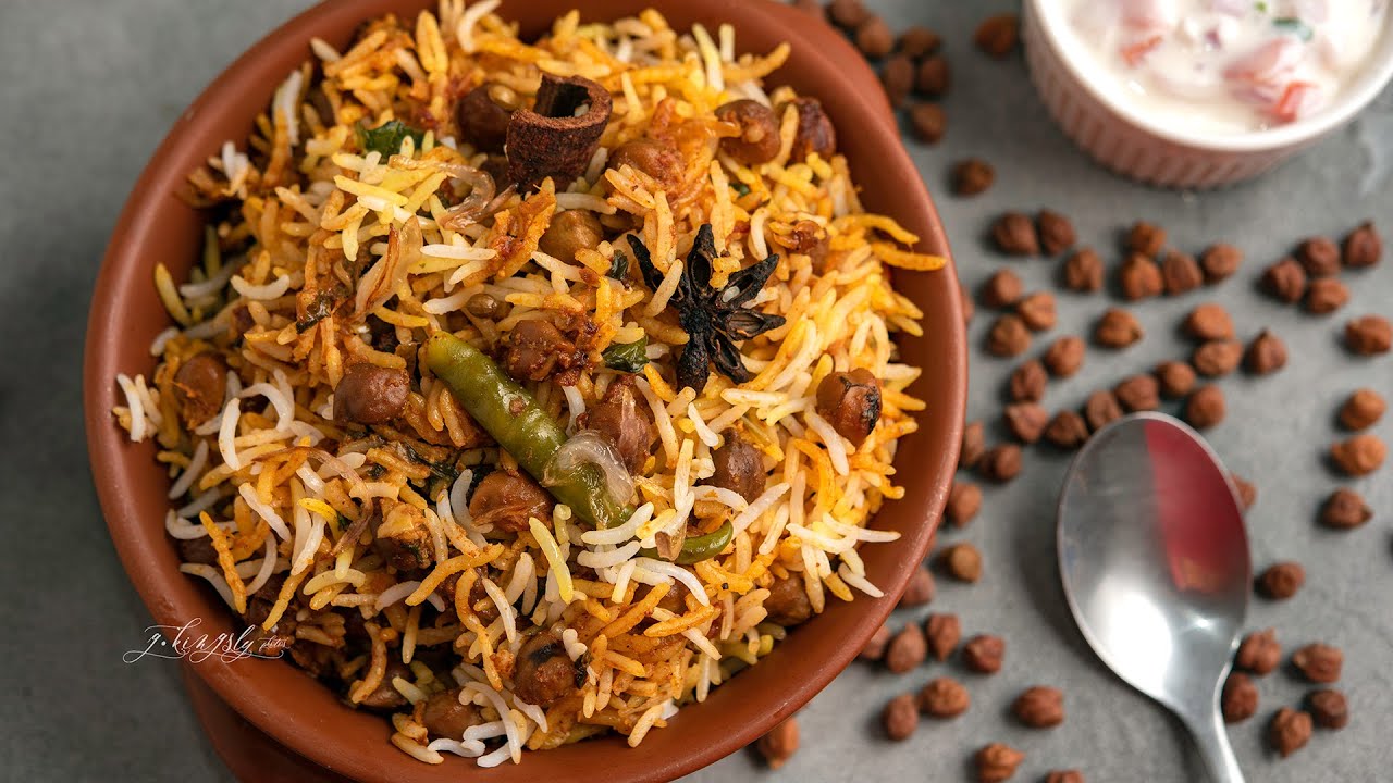 Channa Dum Biryani | Chickpeas Dum Biryani | Manchatti Kitchen