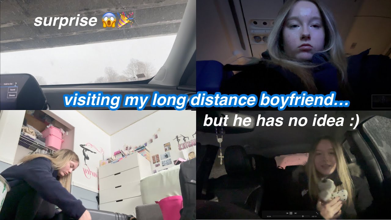 surprising my long distance boyfriend...