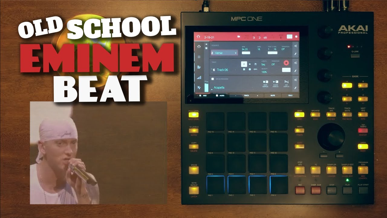 OLD SCHOOL Eminem style BEAT on the MPC ONE! 🔥