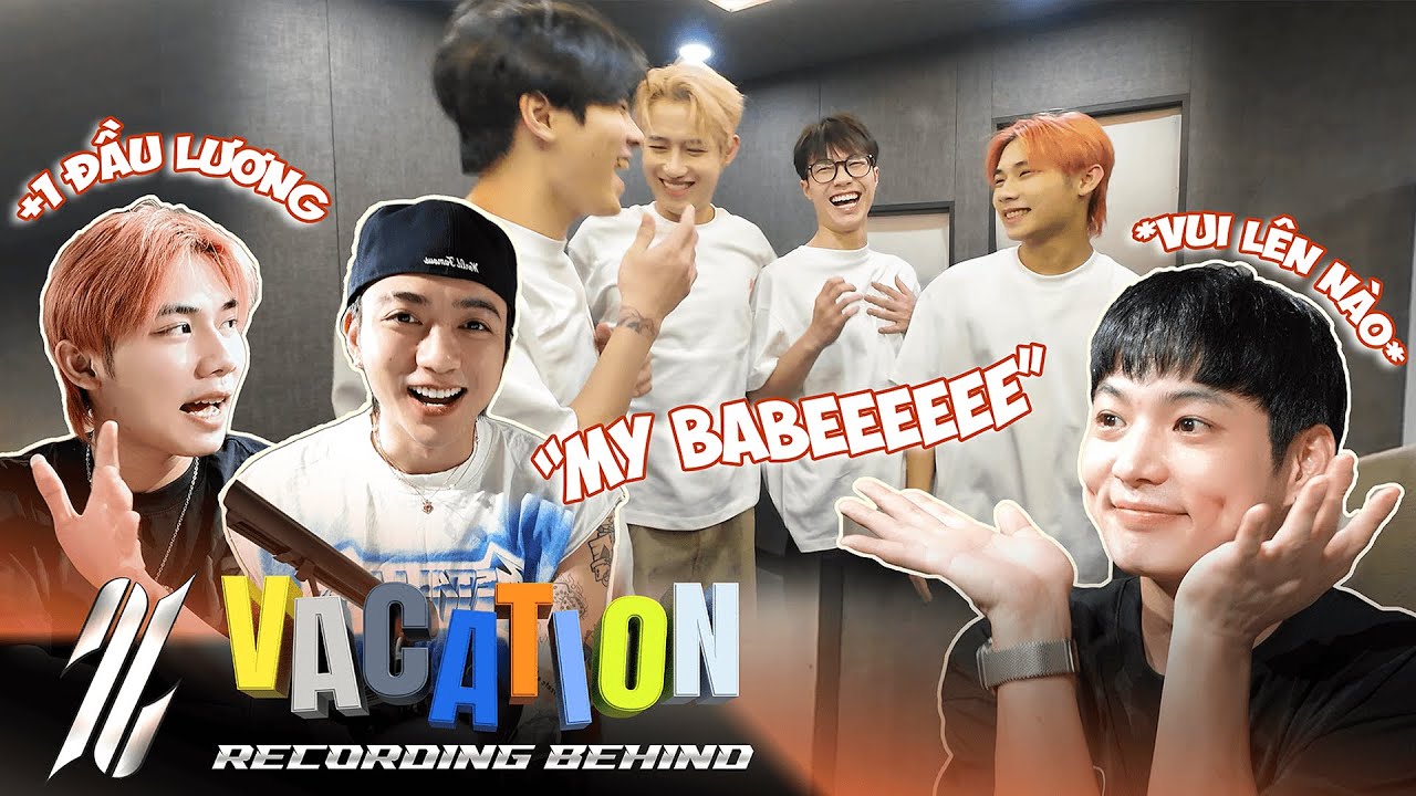 VACATION - RECORDING BEHIND | SOOBIN vào phòng thu để thị phạm, Swan Nguyễn nhận thêm đầu lương