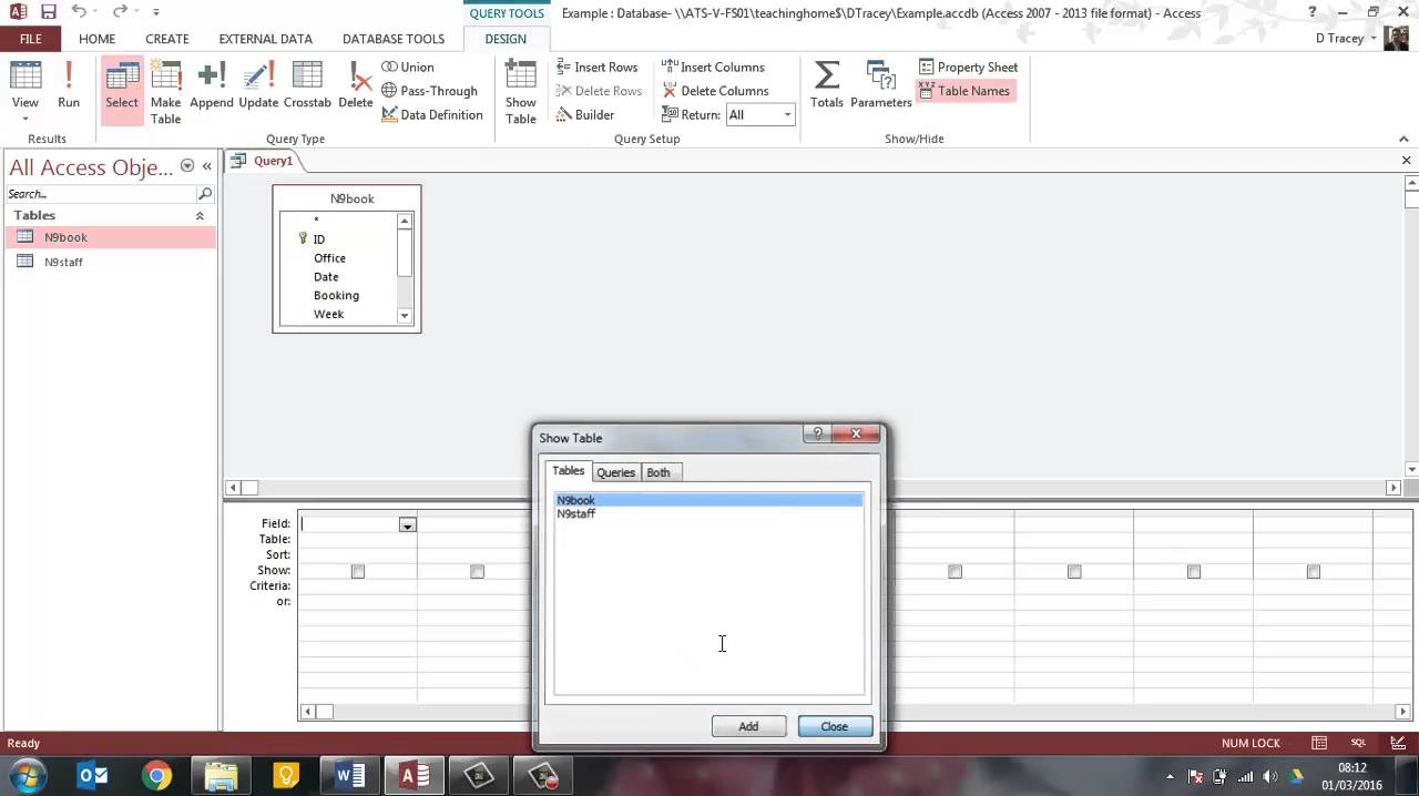 Database Revision