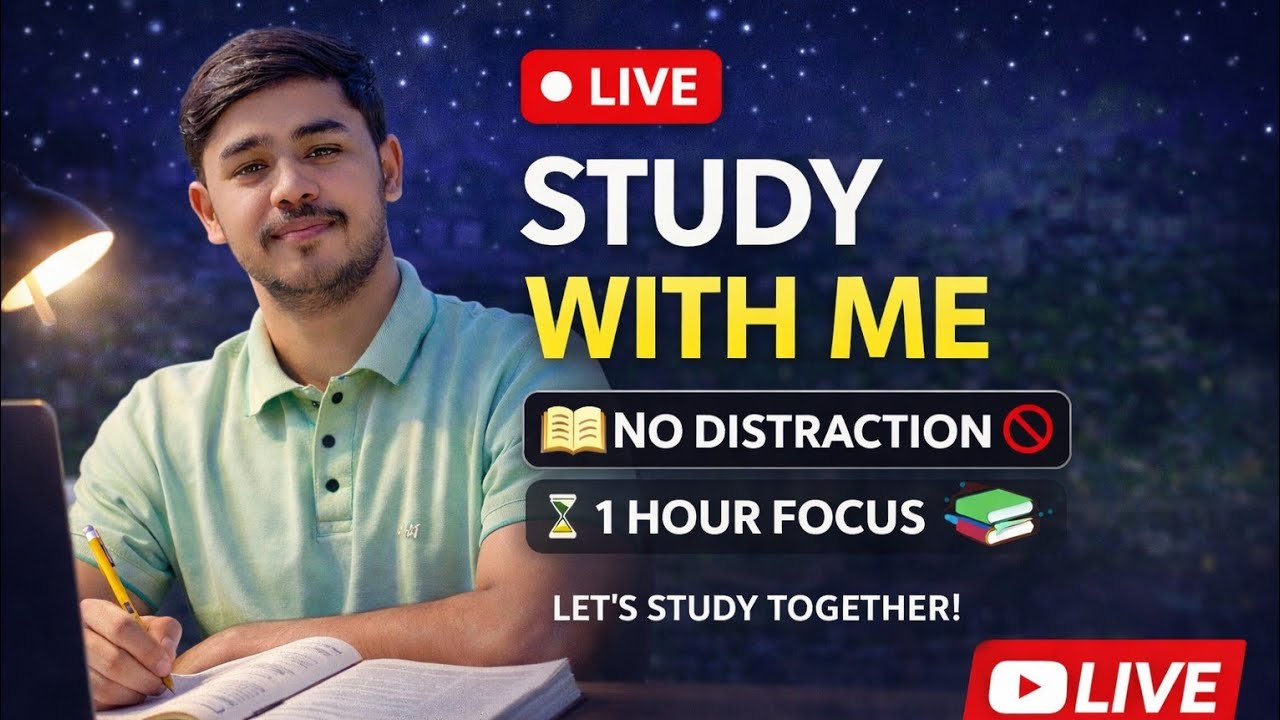 Study with me Live 📚 ✍🏻 🎯 Rishikesh Study Point  is live!