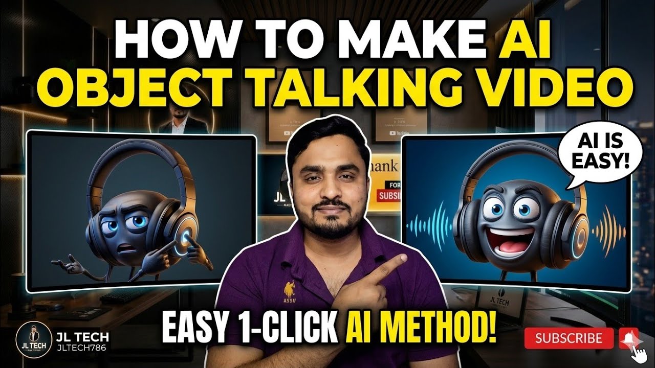 How To Make AI Object Talking Video | Object Animation Tutorial 2026