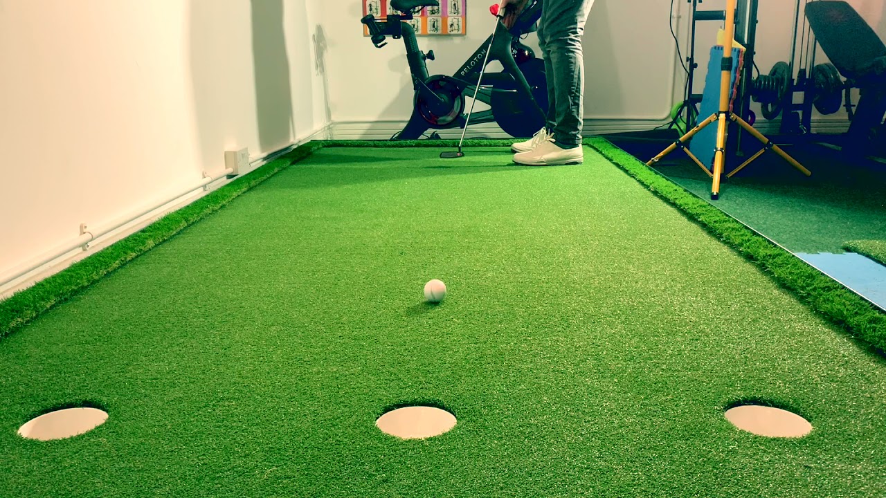 PuttAWAY Golf Adjustable platform Demo