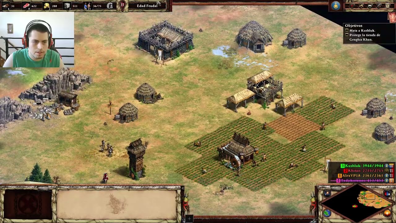 Campañas AOE 2 DE - Genghis Khan - Una vida de venganza - EP 2