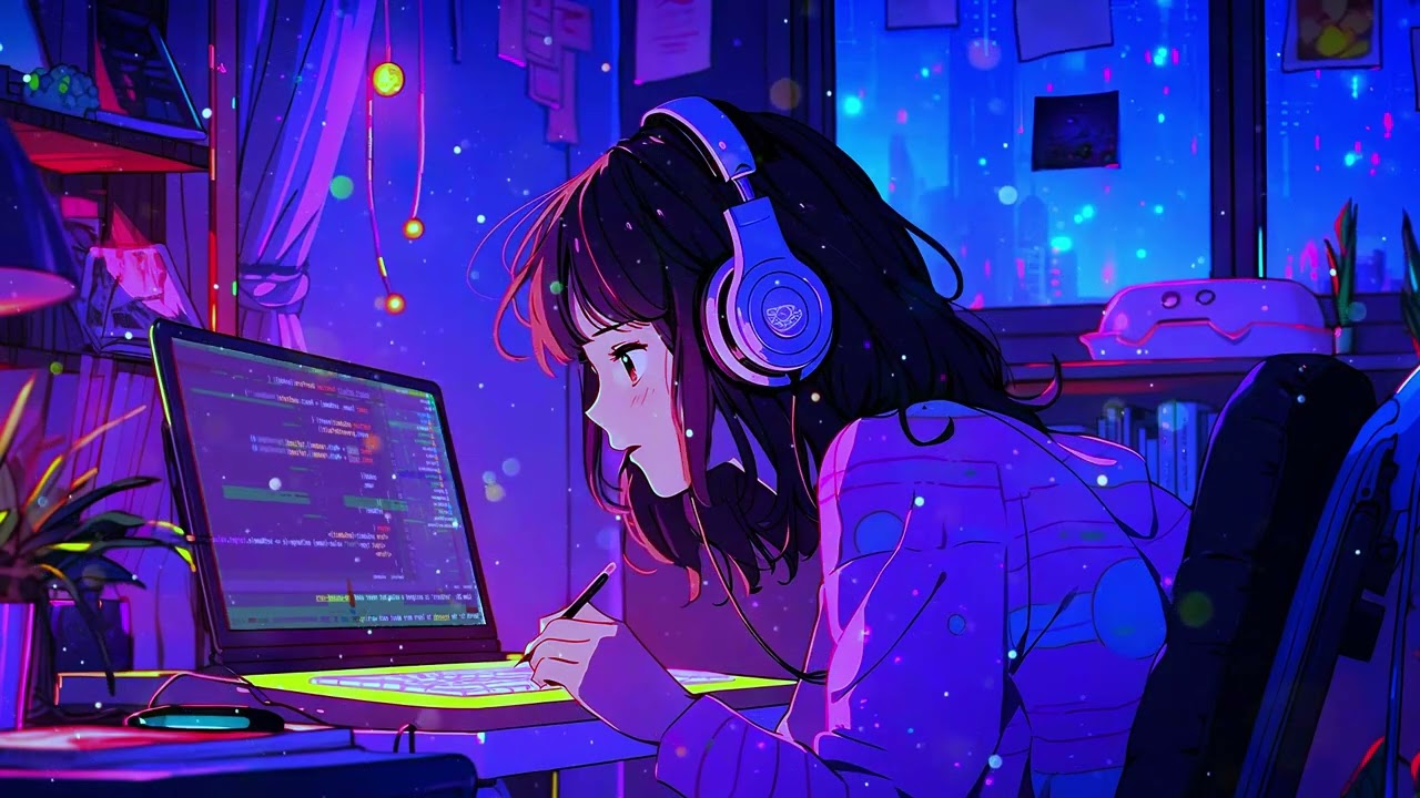 Deep Focus Music for Coding & Hacking 💻 Dark Synthwave / Cyberpunk Mix (No Lyrics)