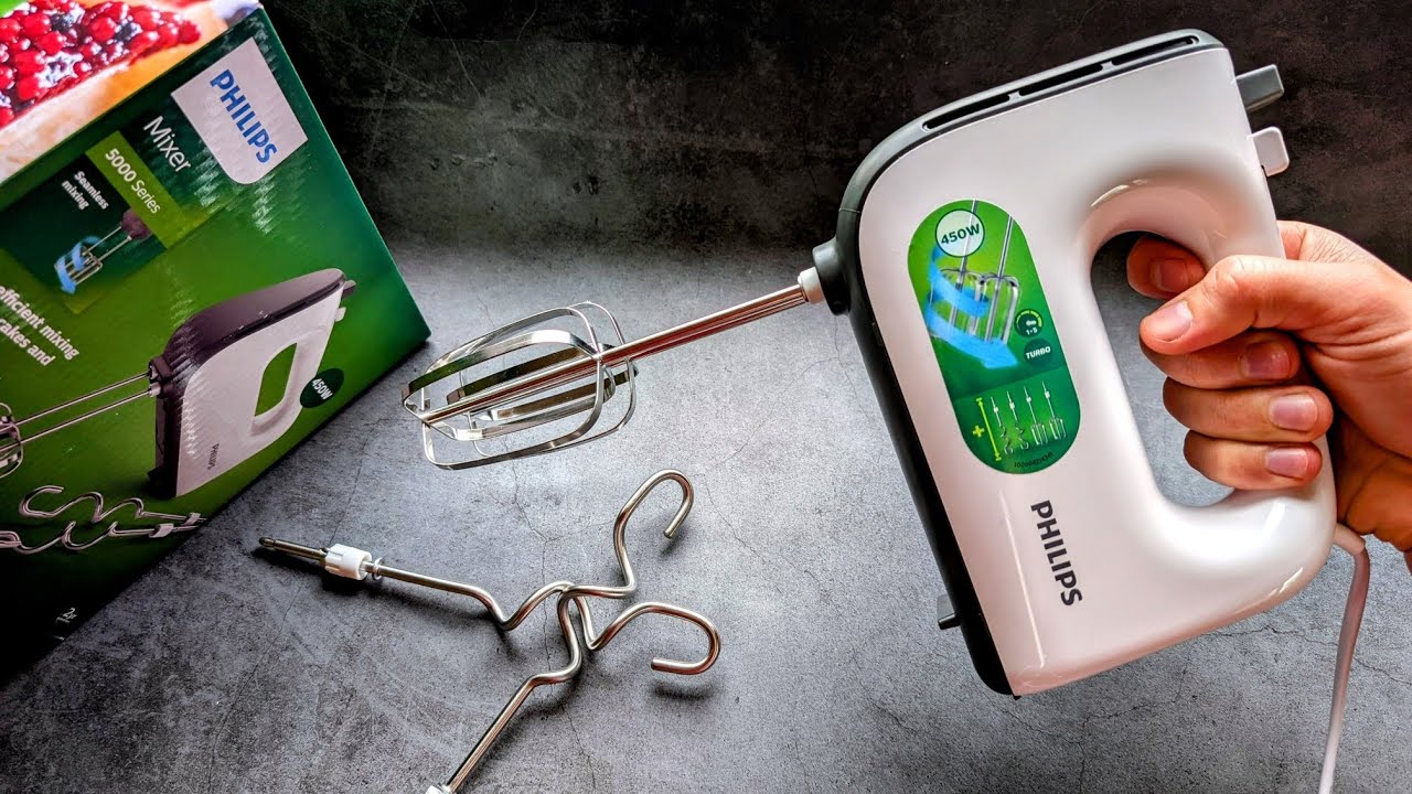 Philips Hand Mixer Review - HR3740 HR3741 HR3745 HR3705 - 5000 Series with 450w