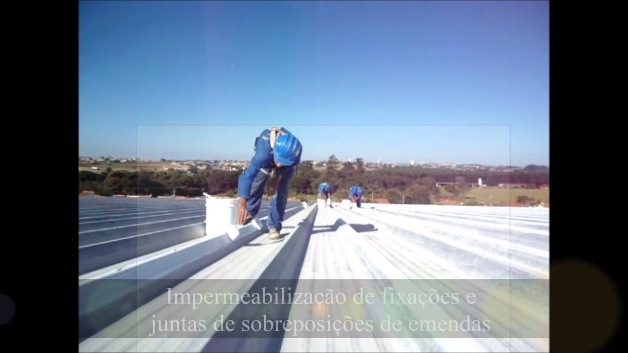 Isolamento Térmico sobre Coberturas com Emborrachamento Branco Thermolex