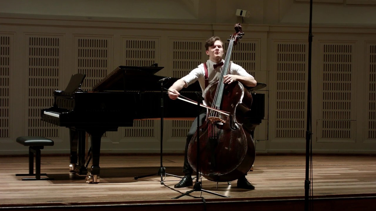 Teppo Hauta-aho: Kadenza for double bass solo, Dominik Wagner