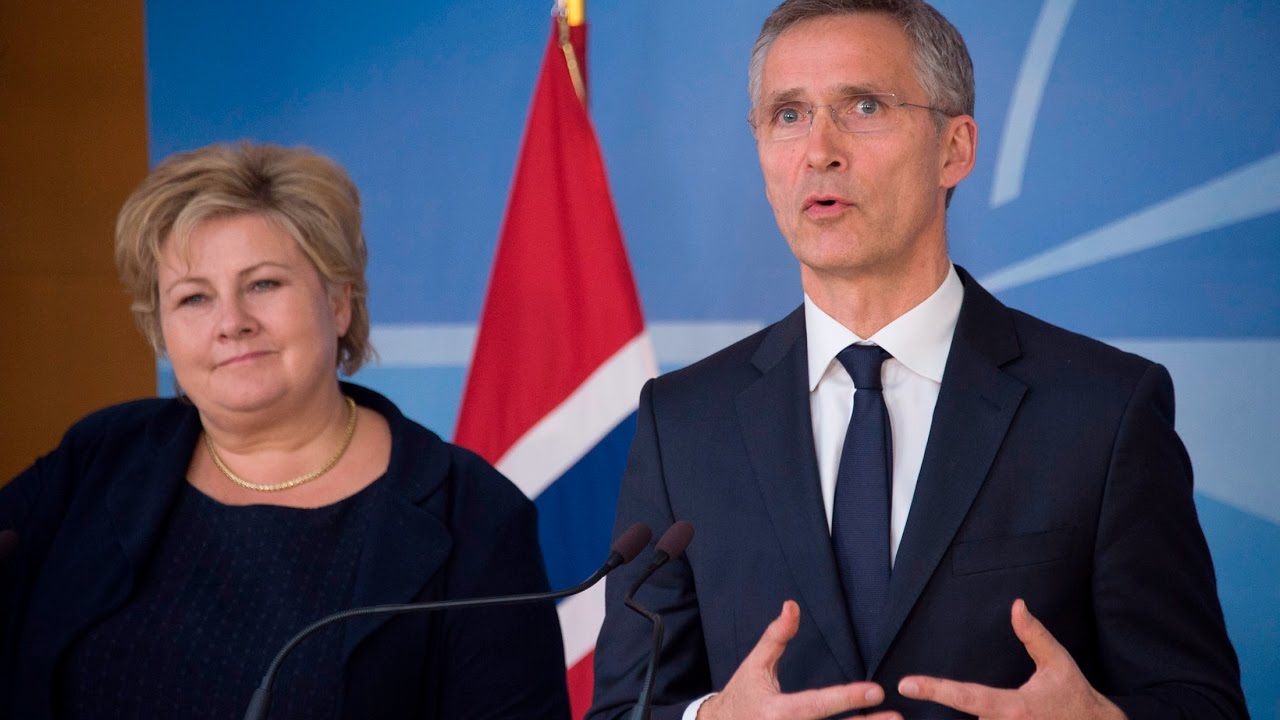 NATO Secretary General with the Prime Minister of Norway, 04 MAY 2017