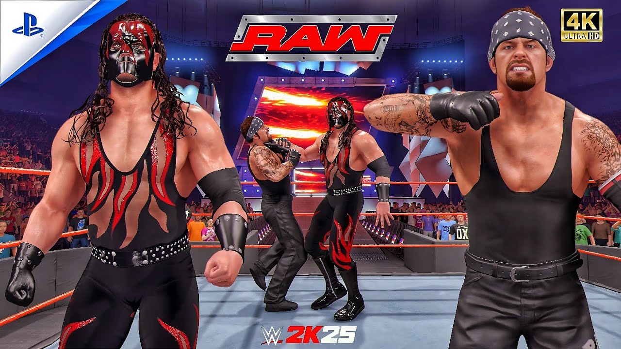 WWE 2K25 – The Undertaker vs Kane | Brothers of Destruction Clash | RAW 2002 | PS5™ Pro 4K60