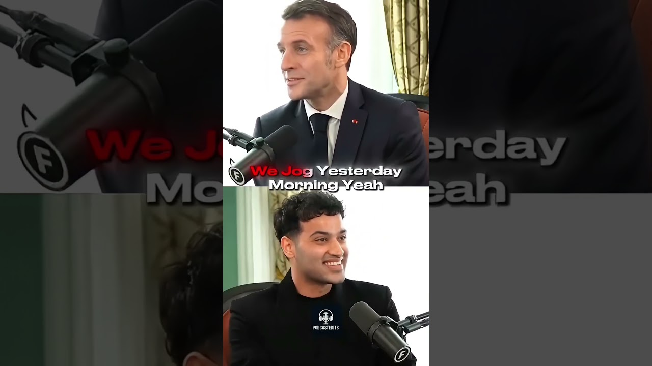 Emmanuel Macron Jogging In Mumbai Street😱🤯 #emmanuelmacron #rajshamani #ytshorts