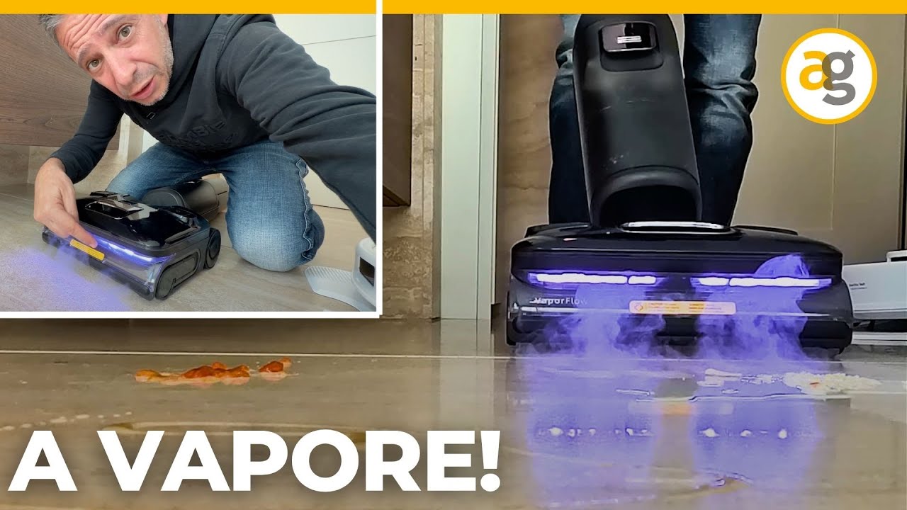 LAVAPAVIMENTI 2 in 1: VAPORE e DETERSIVO. Recensione ROBOROCK F25 ultra