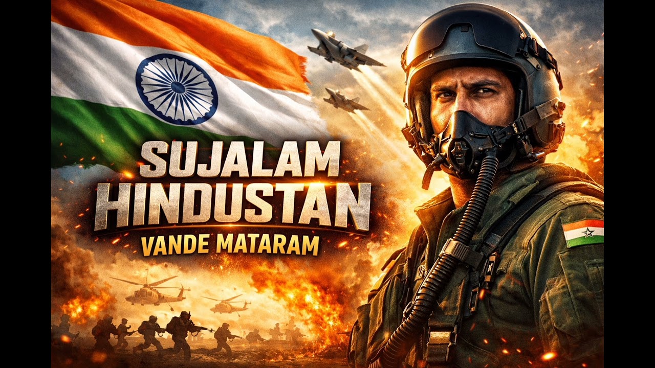SUJALAM HINDUSTAN 🇮🇳 | Vande Mataram | Fighter Style Patriotic Song | Goosebumps Anthem 2026