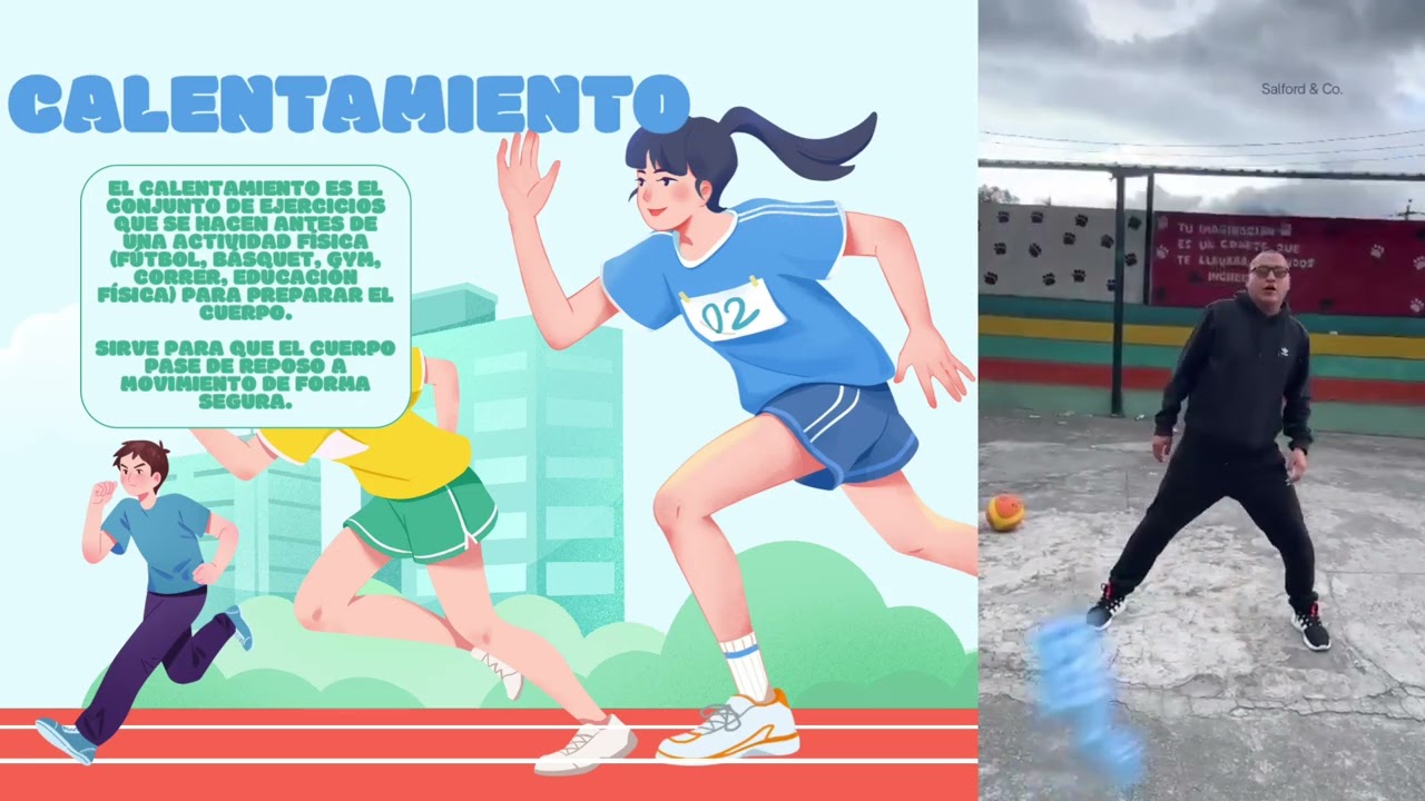 Ejercicios de calentamiento para escuela 