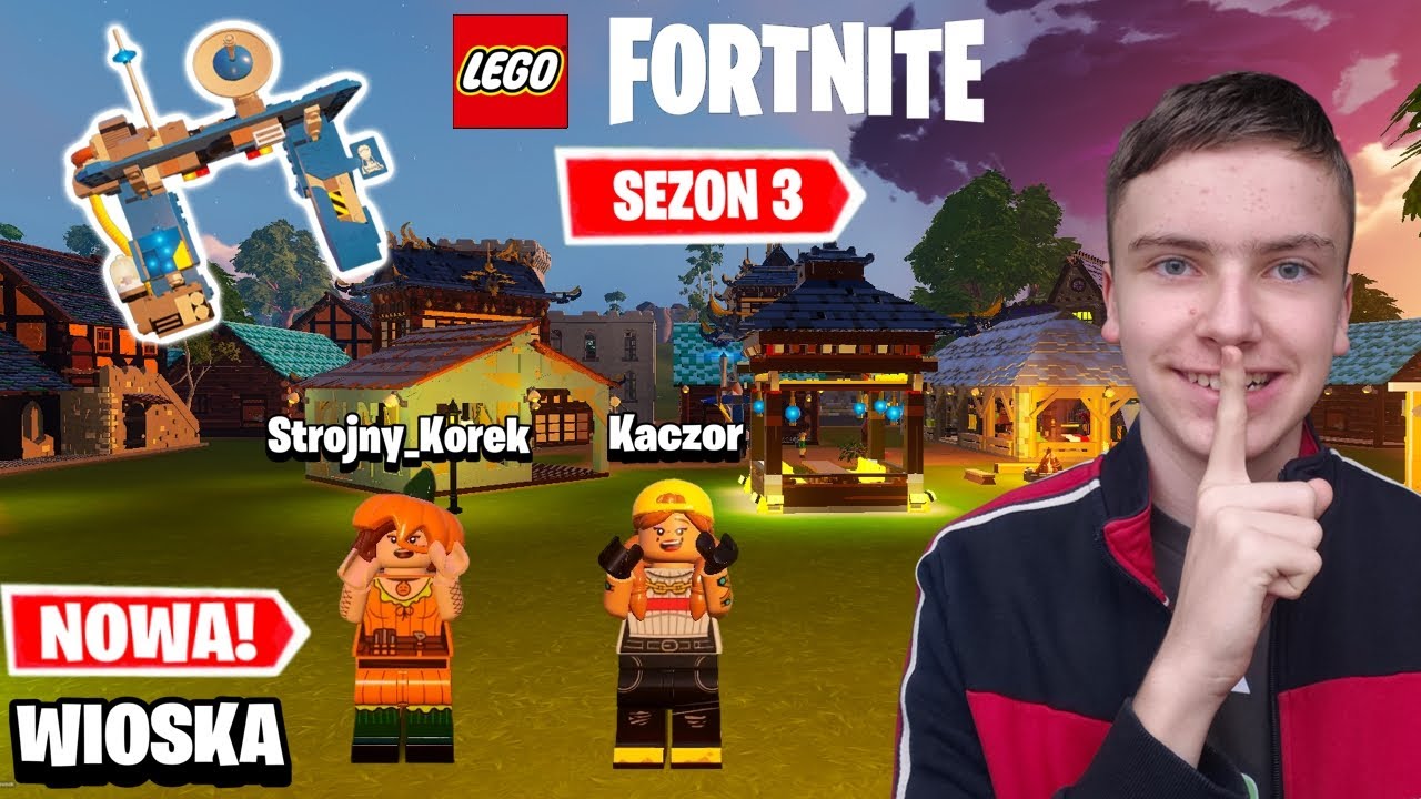 Zbudowałem WIOSKĘ w TAJEMNICY Przed Nimi! Byli w szoku! #10 LEGO Fortnite Sezon 3