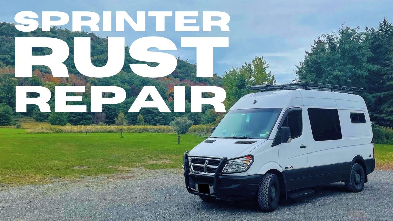 Rust Repair on a Sprinter Camper Van - DIY Project