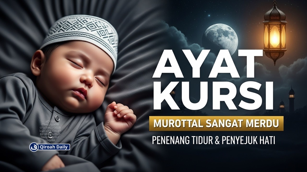 MUROTTAL AYATUL KURSI  آية الكرسي PENGANTAR TIDUR | AYAT KURSI PENGUSIR SETAN DAN JIN @qiroahdaily