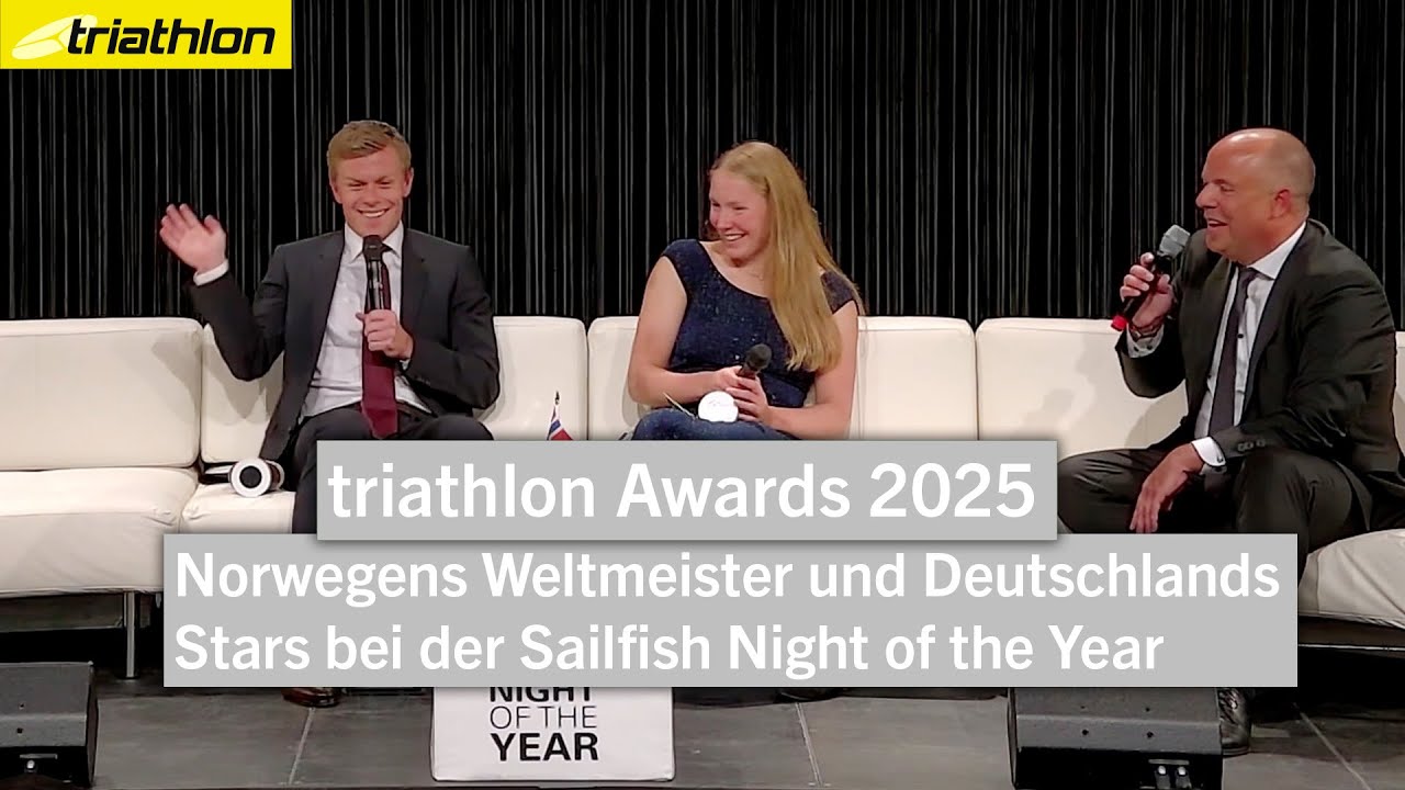 triathlon-Awards 2025: Norwegens Weltmeister und deutsche Stars bei der Sailfish Night of the Year