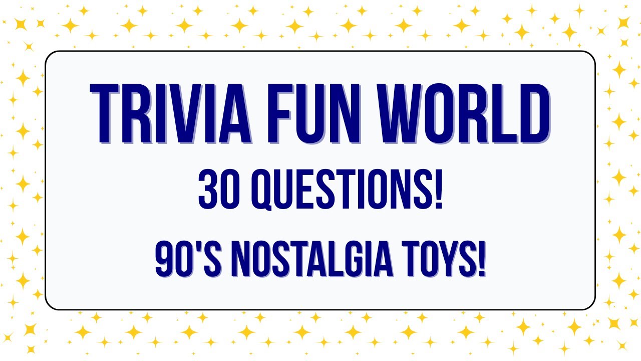 90s Nostalgia Toys Trivia  | Can You Remember These Iconic Childhood Classics?
