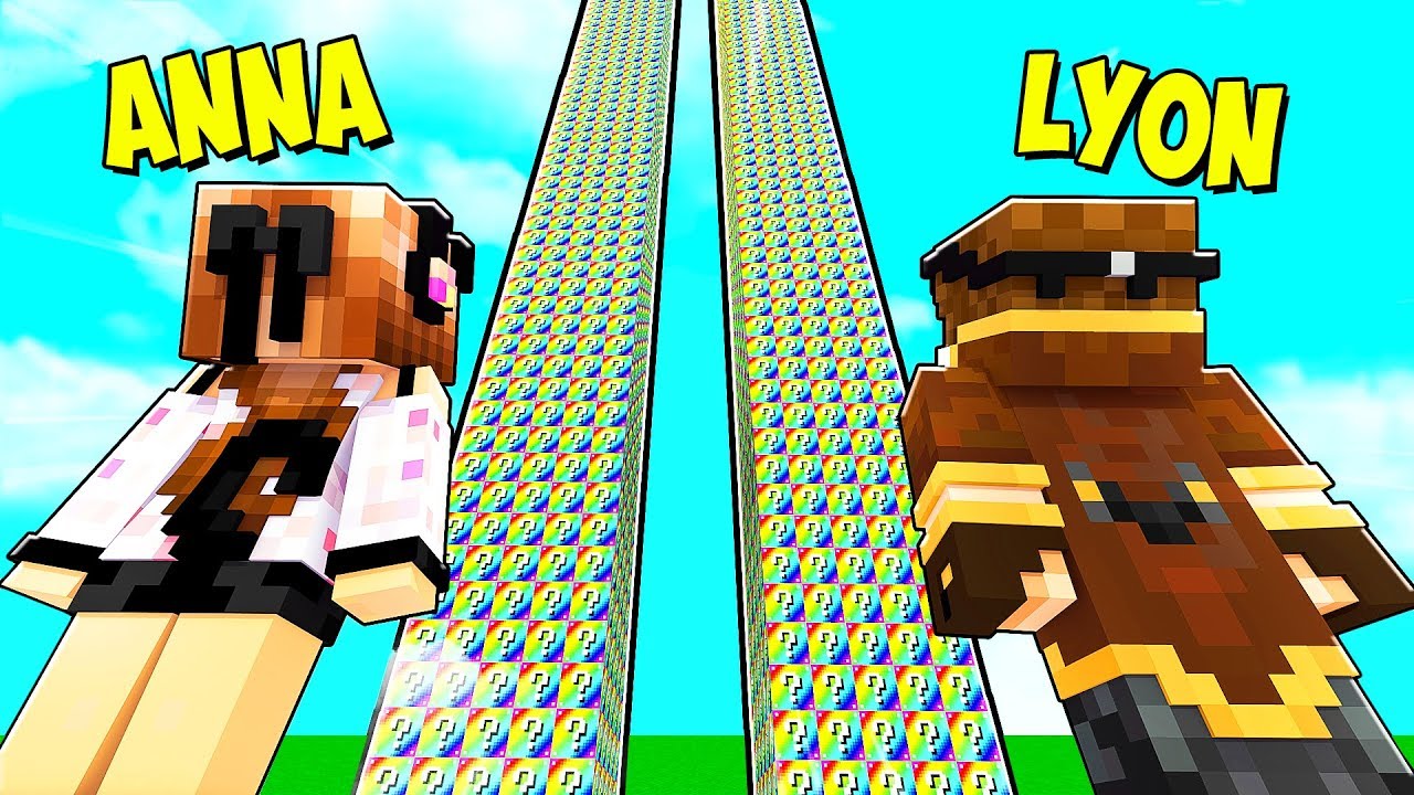 LA TORRE DI LUCKYBLOCK PIÙ ALTA DI MINECRAFT!!