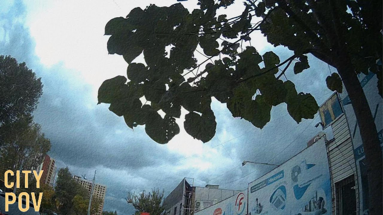 Chisinau, Muncesti str. (Still) – Cloudy Autumn Day Wheelchair POV