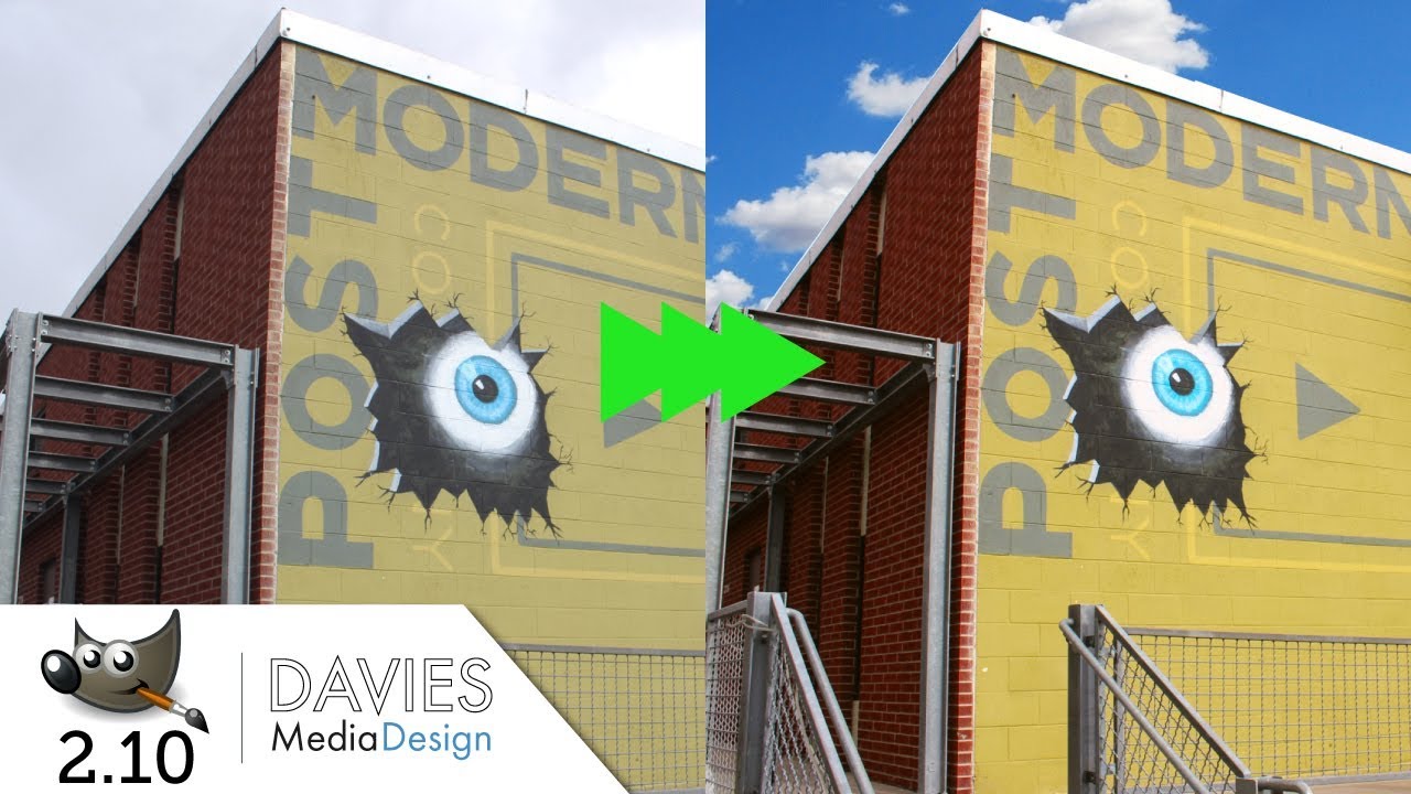 How to Replace the Sky in Images Using GIMP