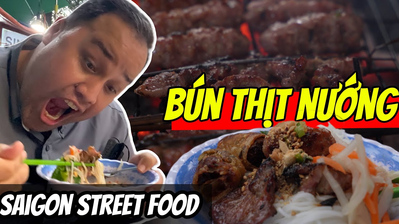 Bun Thit Nuong: The Street Food You Can't Miss in Ho Chi Minh City #saigon #foodie #vietnam