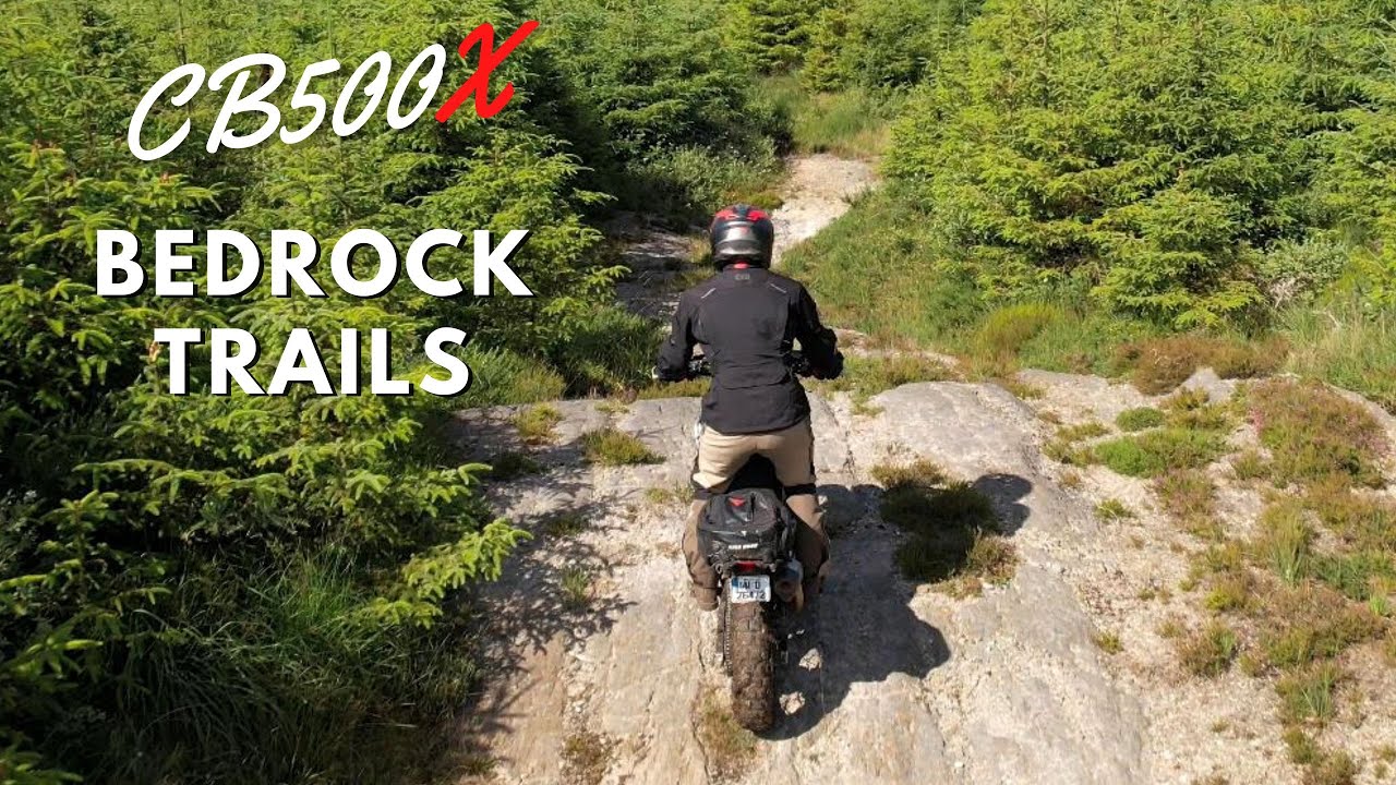 CB500X Off Road Bedrock Trails