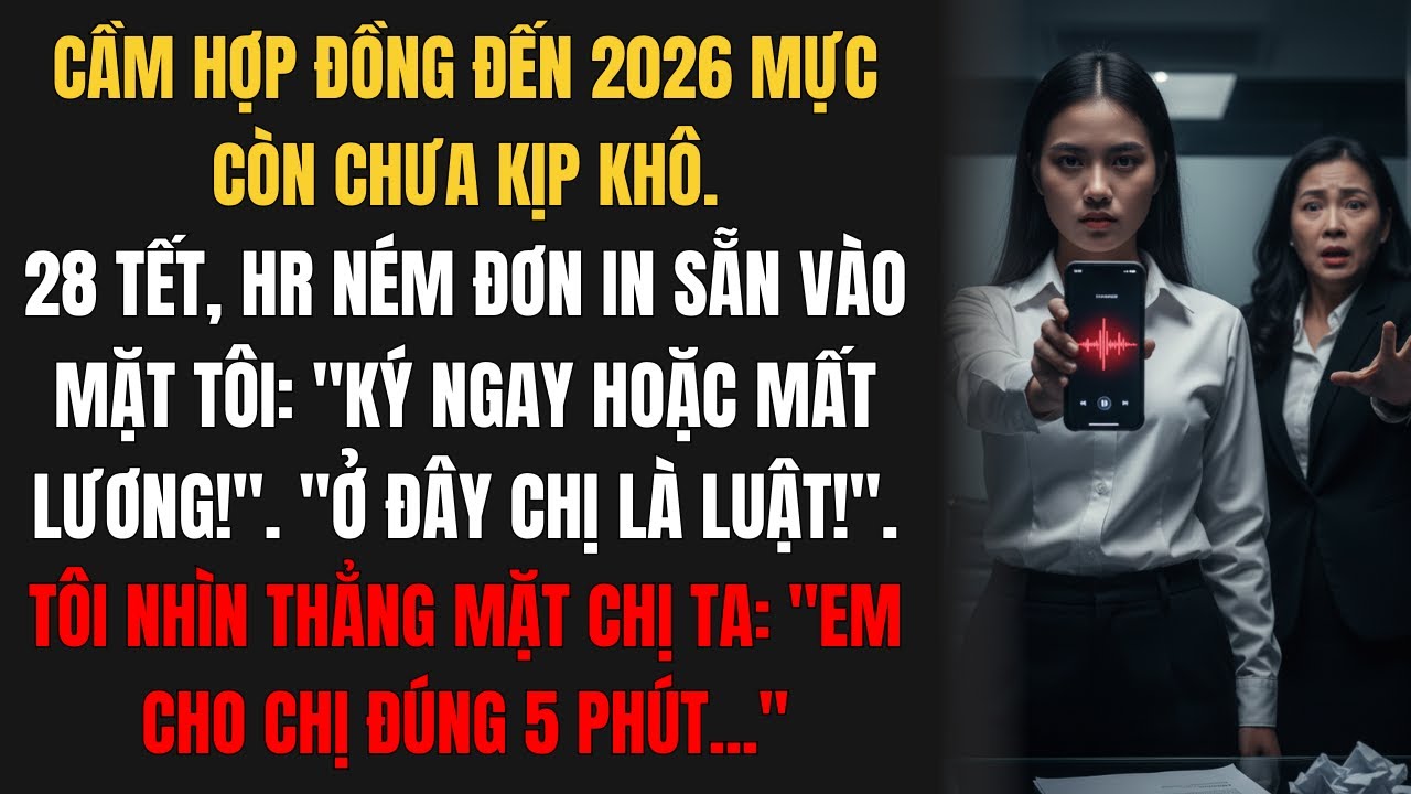 Bị Ép Nghỉ Việc Sát Tết: Màn LẬT KÈO bằng 