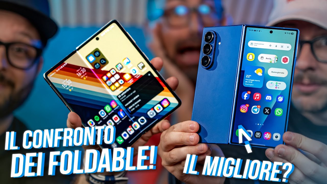 Il CONFRONTO TOP dei pieghevoli: meglio Samsung Galaxy Z Fold 7 o Honor V5?