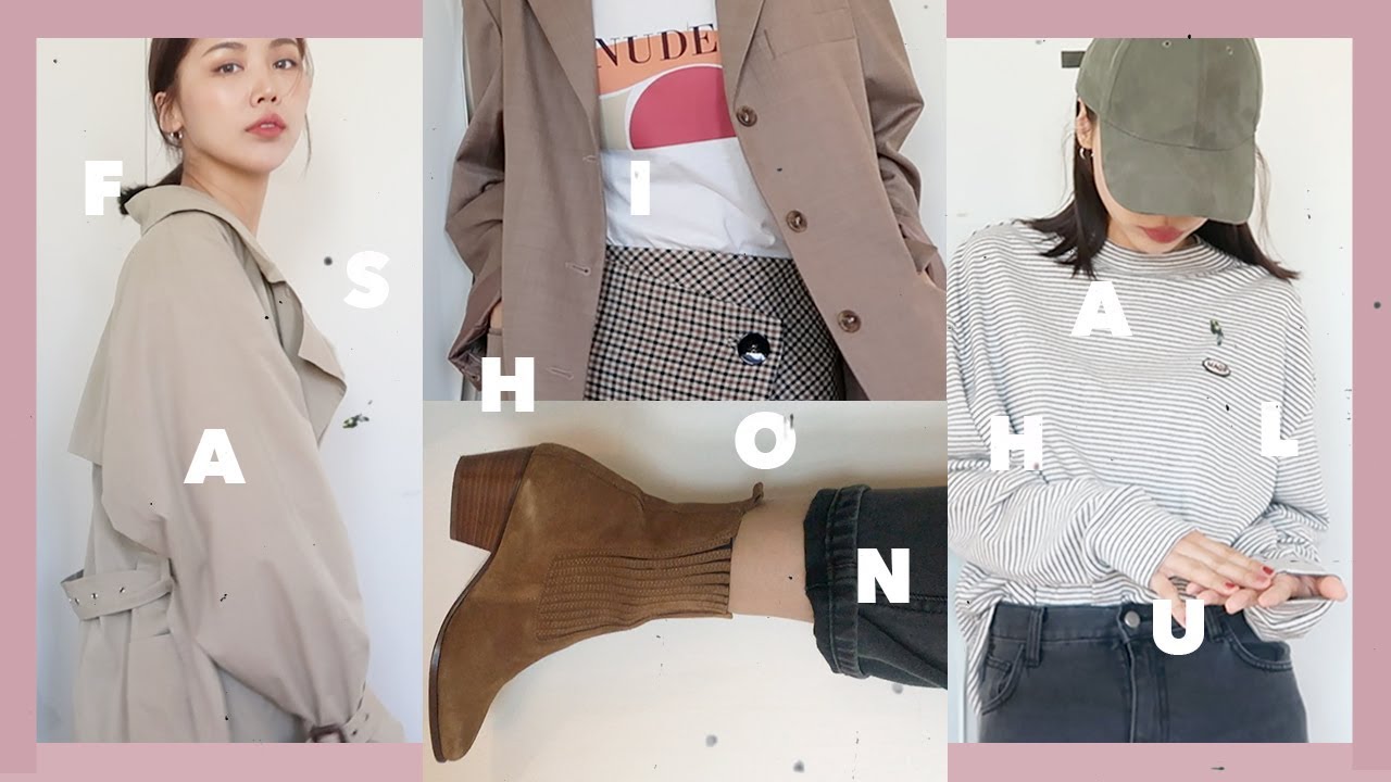(eng) FASHION HAUL🌹 구매한 21가지 가을 패션제품 | kinda cool