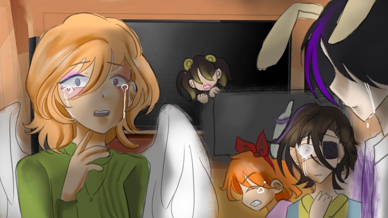 Aftons and some others react to “Burn down this place” / @Sparkle_Afton | Kirito0198