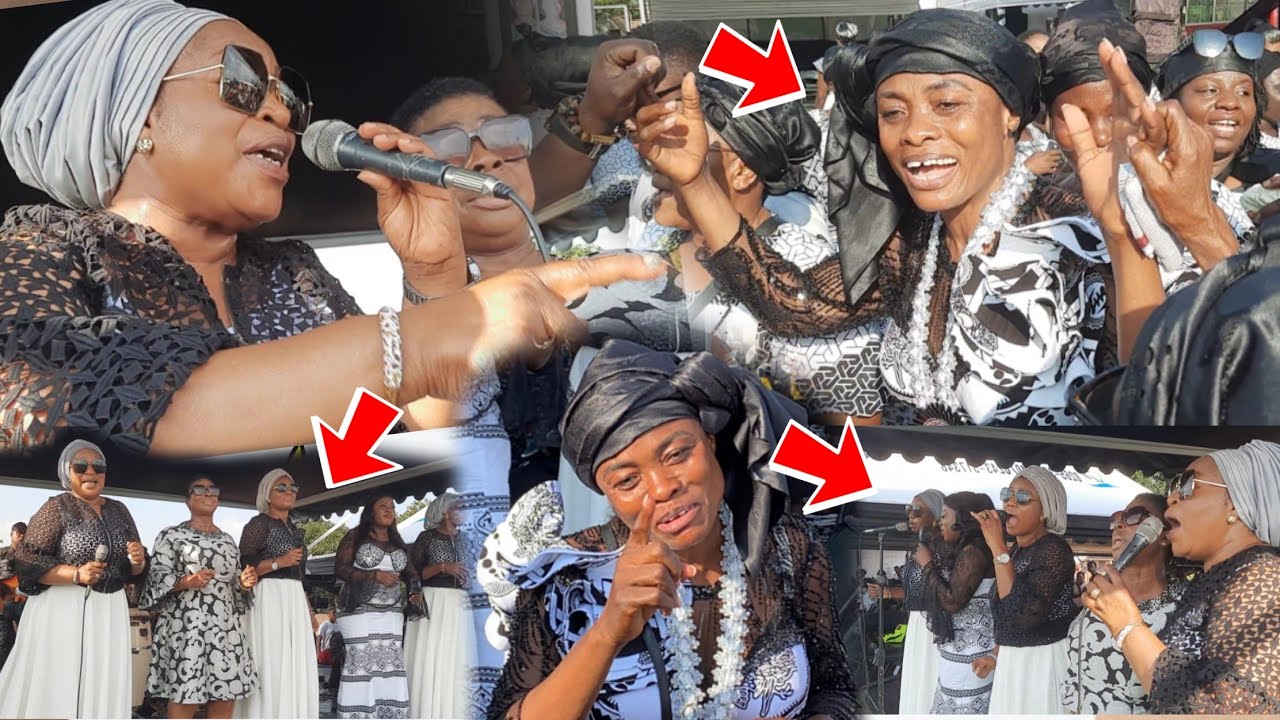 Wow🔥DAUGHTERS Of G.Jesus SHAKES DIANA ASAMOAH Mums funeral With CLASSIC Performance-GhPolice Shocked