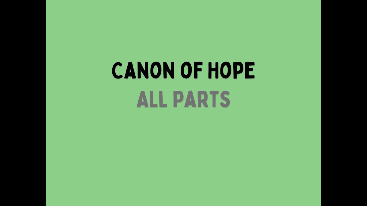 Canon of Hope - Practice Video