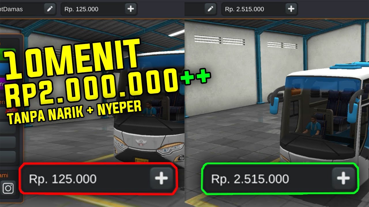 Bussid Bisa Cheat Uang!🤑 Bug Bussid Penambah Uang Bussid - Nambah Uang Sepuasmu!