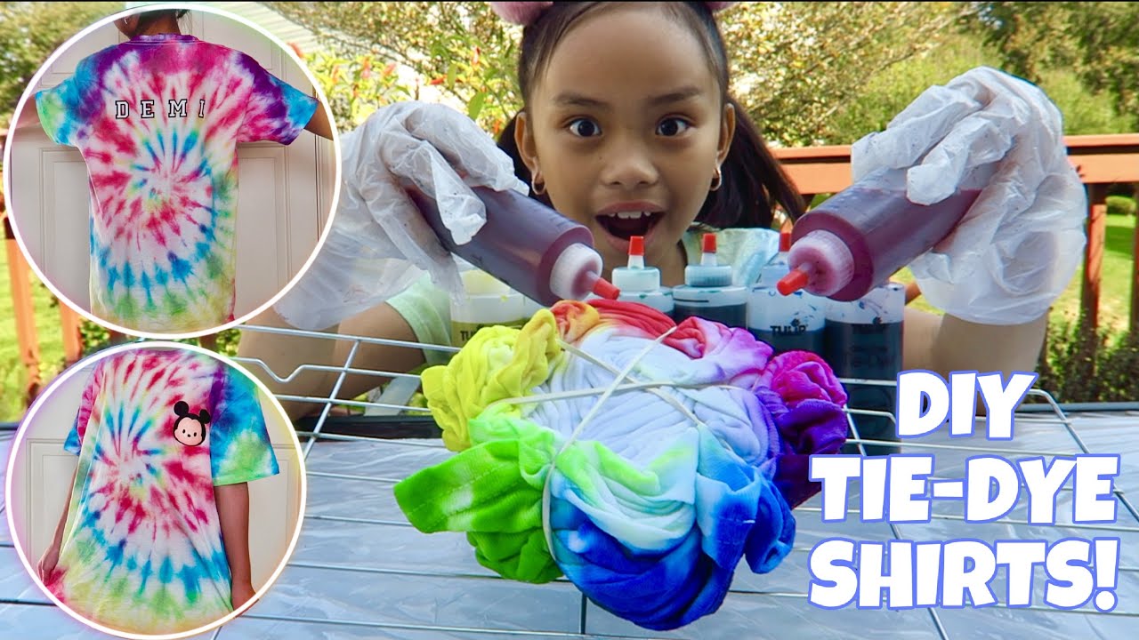DIY TIE-DYE T-SHIRTS!!!