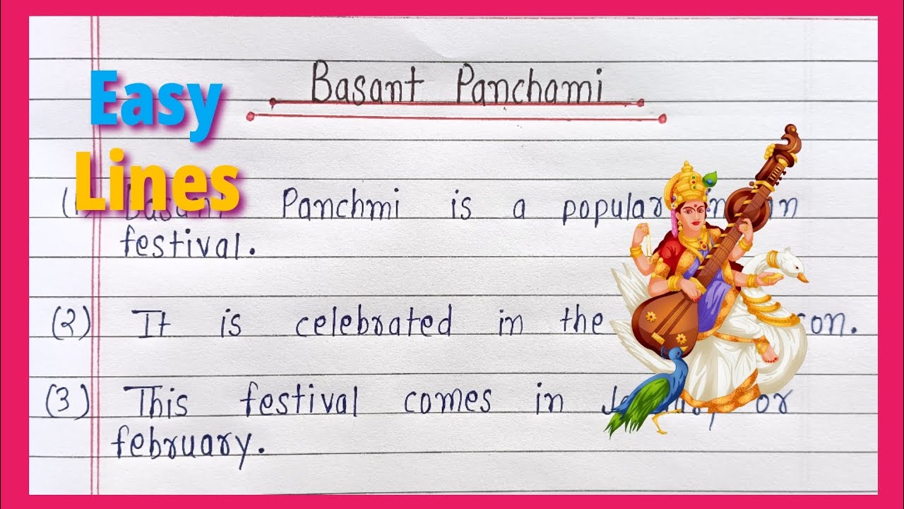 Basant Panchami Essay | Easy 10 lines | For All Students 