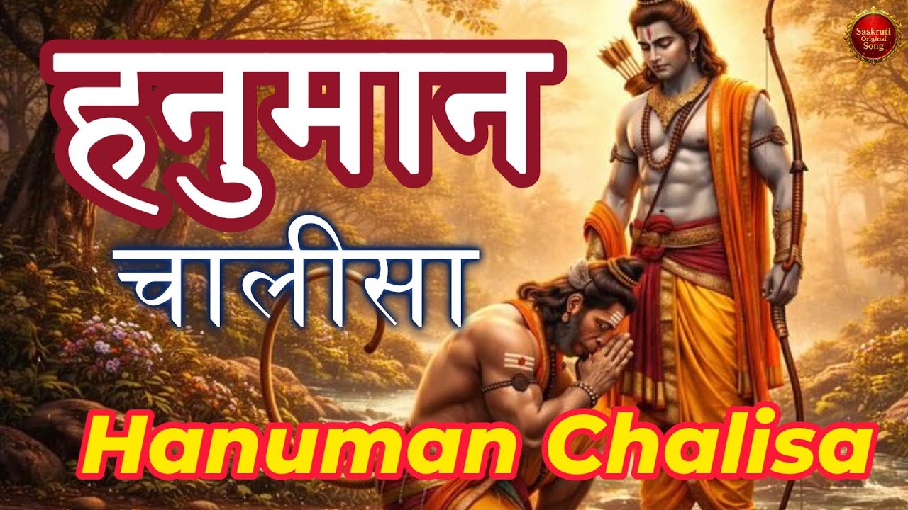 Hanuman Chalisa with Lyrics | श्री हनुमान चालीसा पाठ | Powerful Chant for Strength & Protection