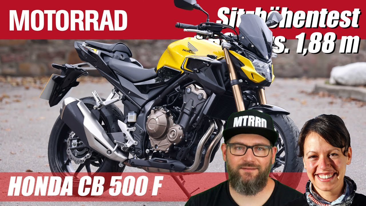 Honda CB 500 F: Klein und Gro&szlig; - Der Sitzh&ouml;hentest