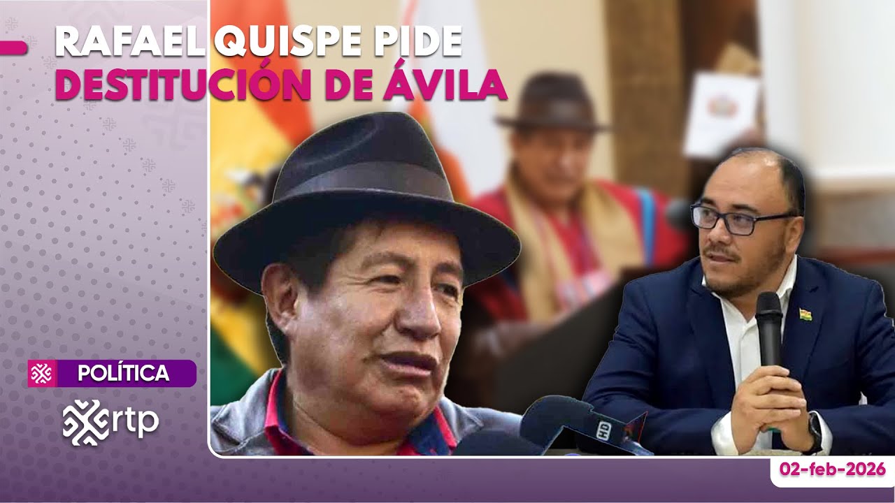 Rafael Quispe pide destitución de Ávila