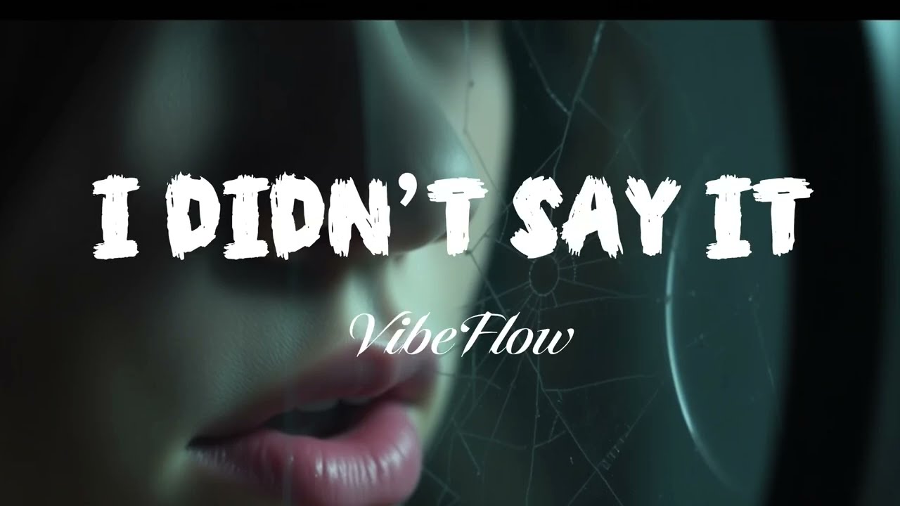 I Didn’t Say It – Emotional Pop Ballad | Unspoken Love, Regret, Missed Chances(Official Lyric Video)
