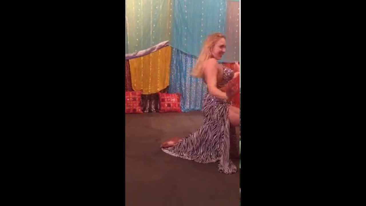 Irene: The Blonde Belly Dancer Hafla Performance 2014